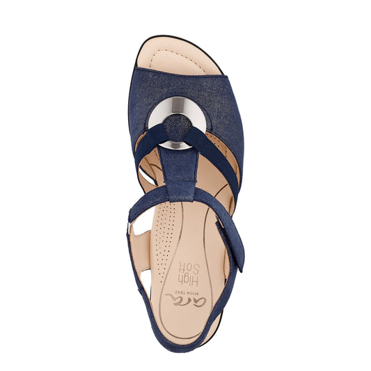 ARA Roma sneakers voor dames, blauw, 38.5 EU Breed ARA Roma sneakers voor dames, blauw, 38.5 EU Breed